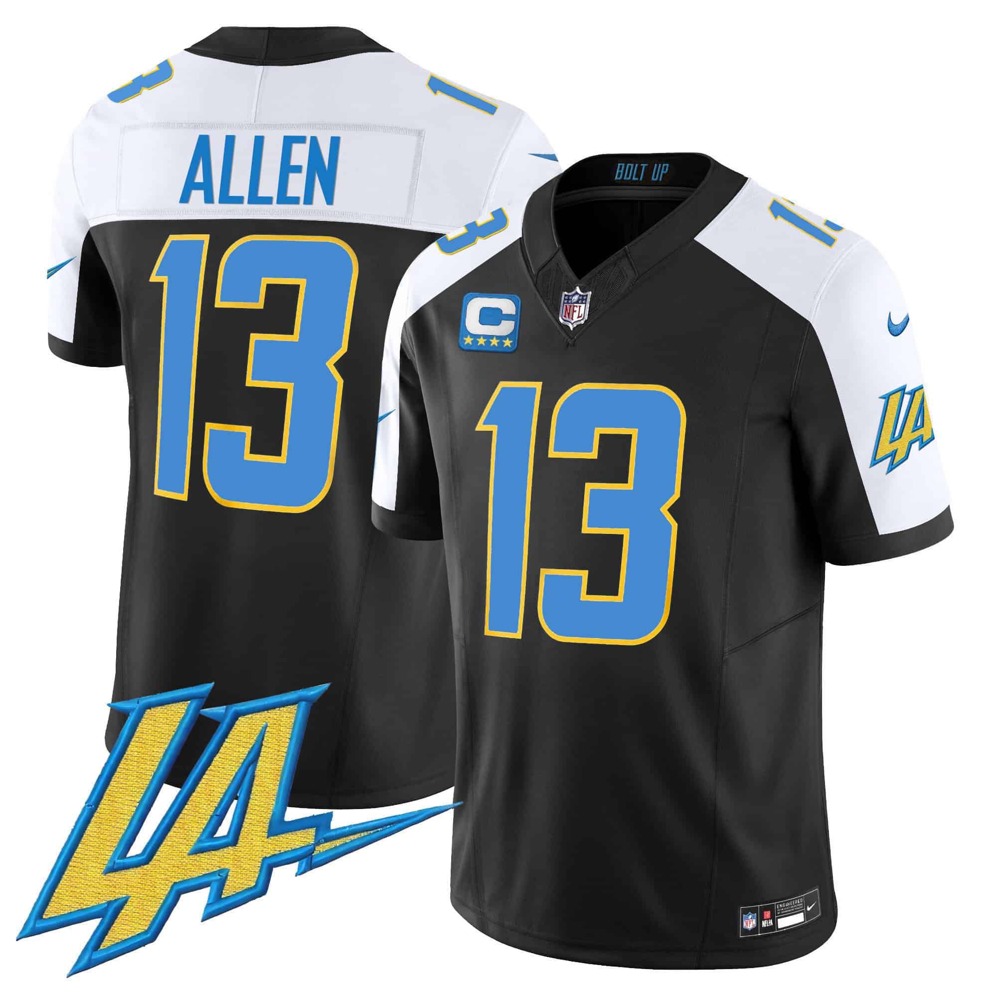 Men Los Angeles Chargers #13 Allen Black 2024 Nike Vapor Limited NFL Jersey->indianapolis colts->NFL Jersey